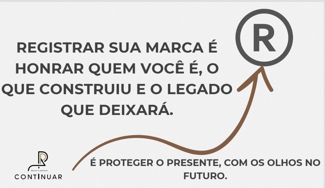 Registrar sua marca é honrar quem você é, o que construiu e o legado que deixará